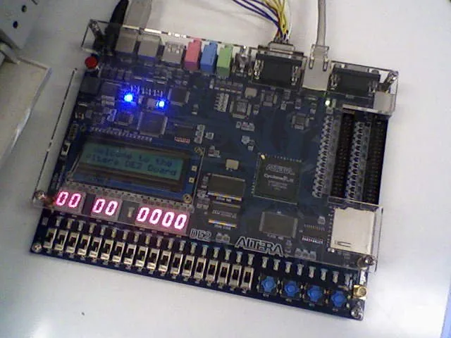 FPGA 开发板近景